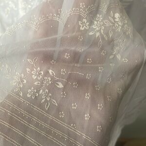 Vintage City Triangles floral lace mini dress